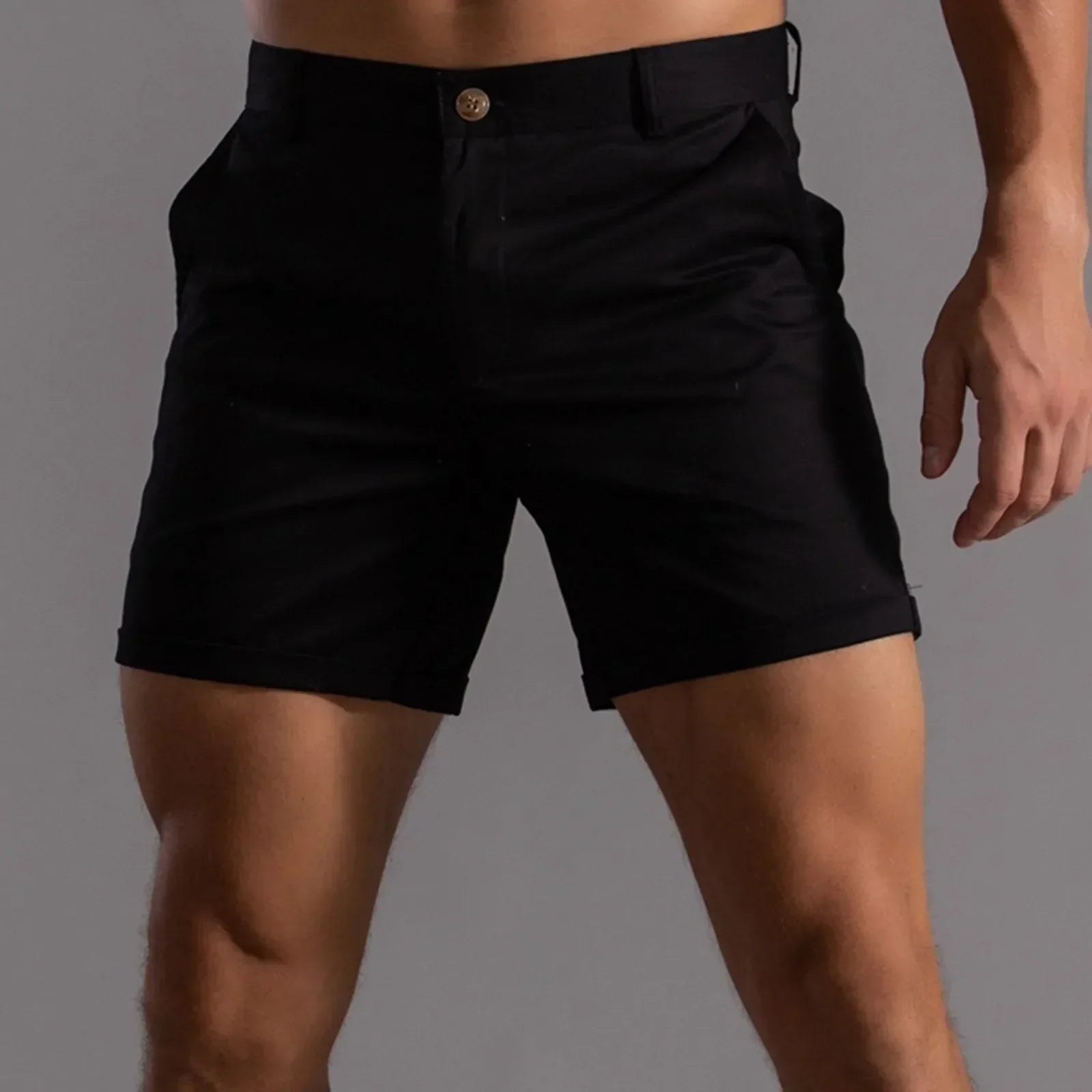 Pantaloncini Chino Uomo in Cotone Elasticizzato – Vestibilità Comfort