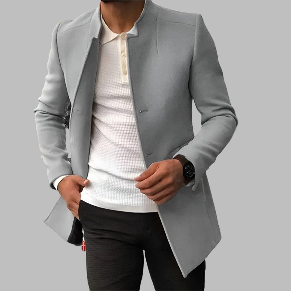 Elegante Cappotto da Uomo in Lana