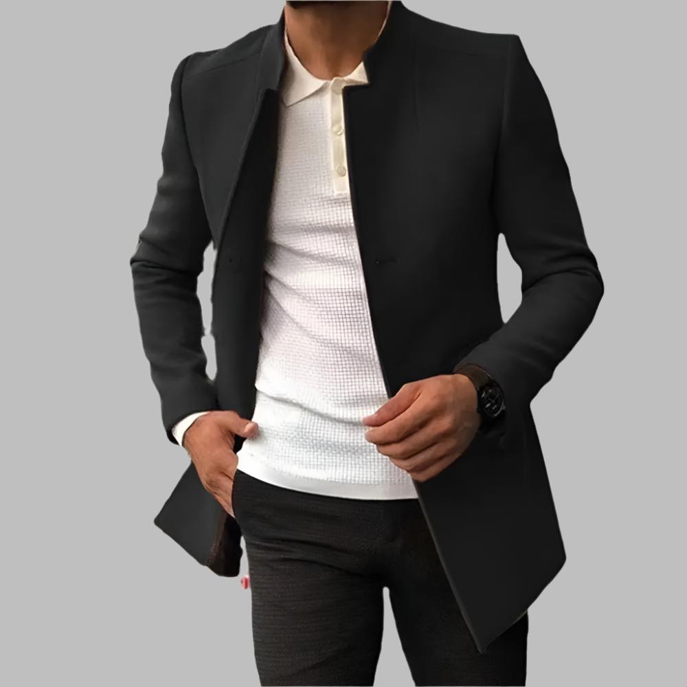 Elegante Cappotto da Uomo in Lana