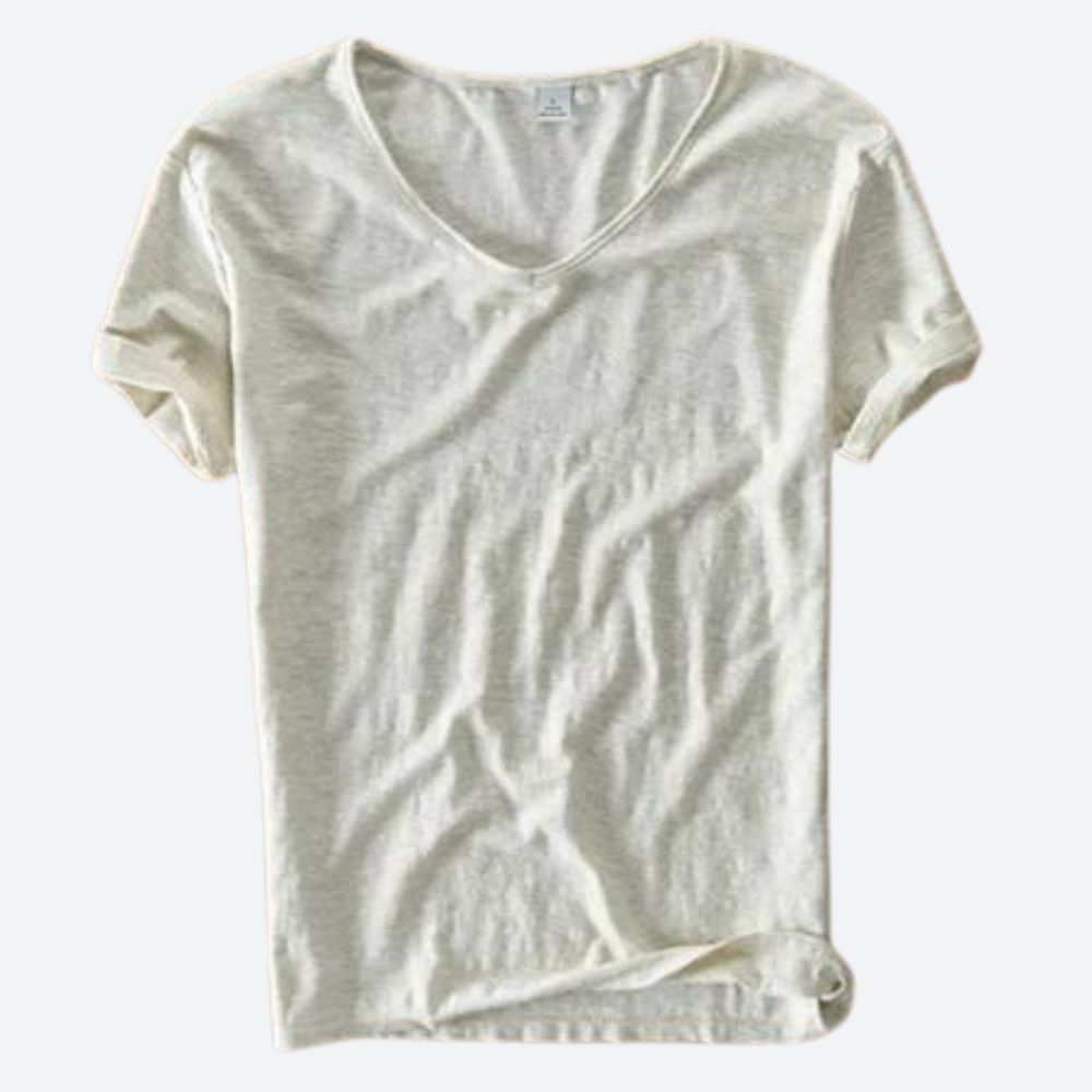 T-shirt Estival Aéré en Coton et Lin - Maxx