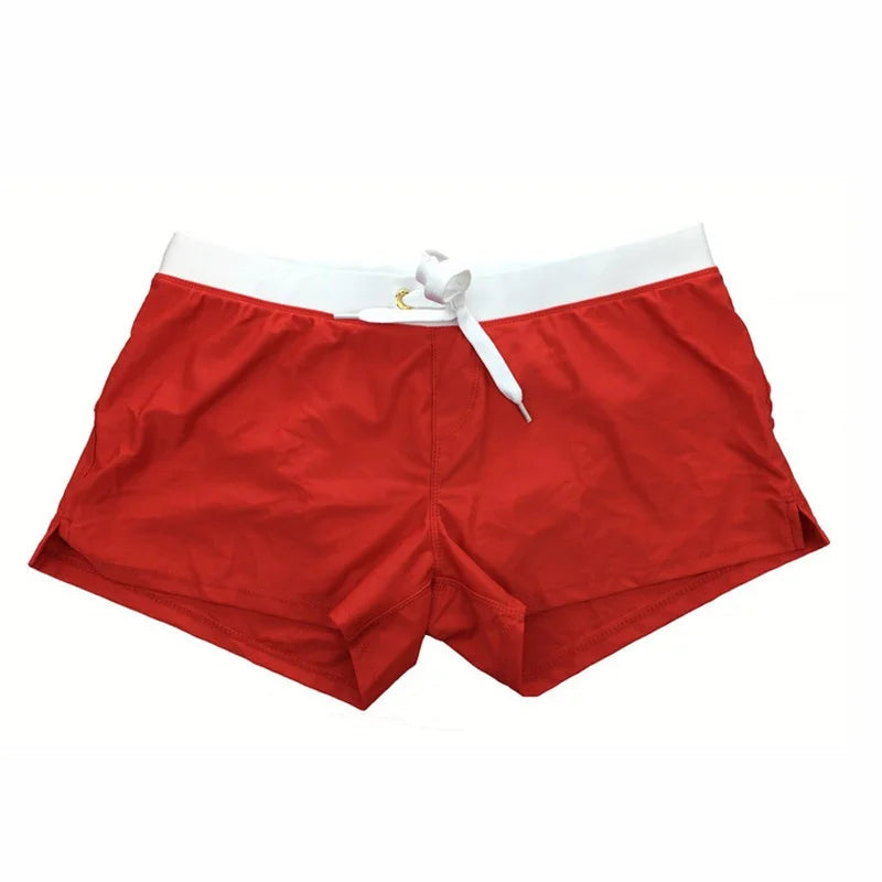 Costume Boxer Uomo da Mare a Vita Bassa con Coulisse