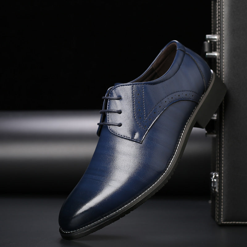 Scarpe Eleganti Uomo in Ecopelle con Allacciatura Classica