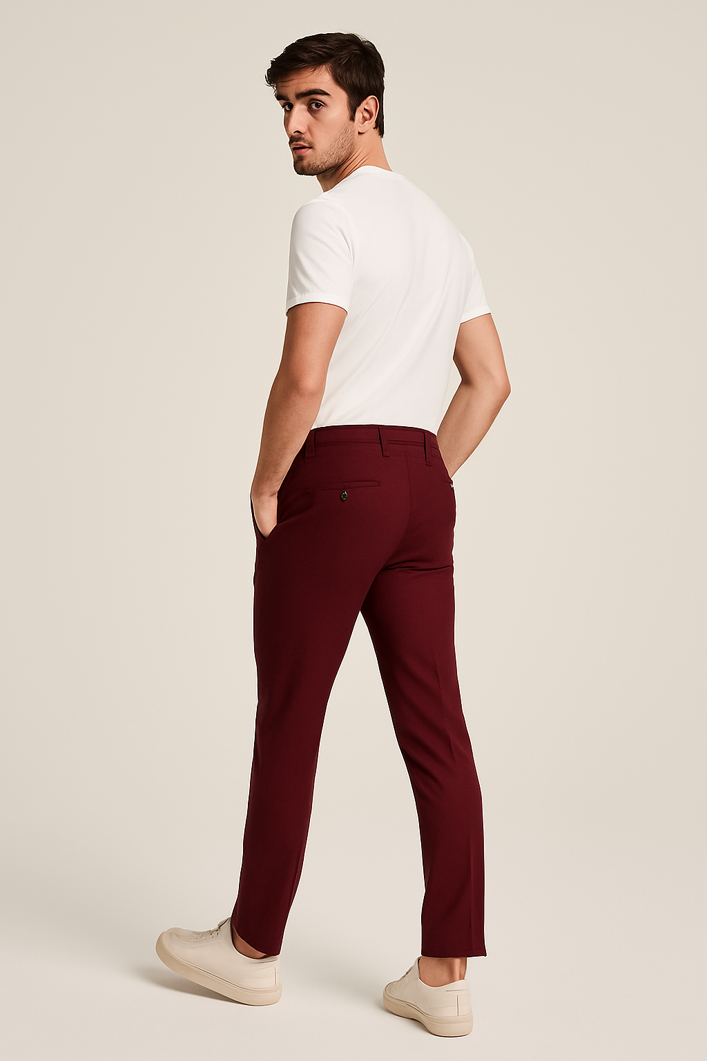 Pantaloni Chino Slim Fit da Uomo