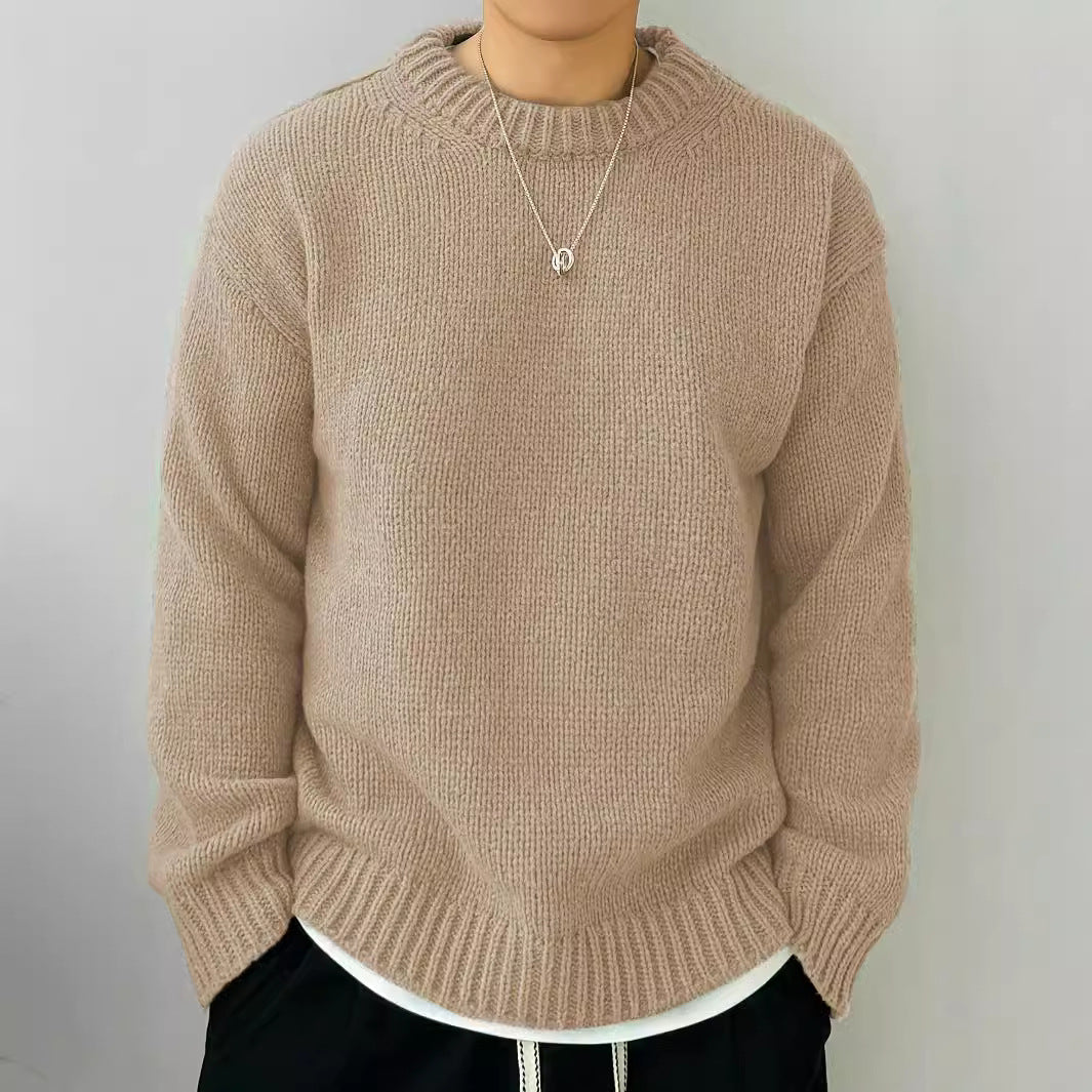 Maglione Uomo Girocollo in Maglia Morbida