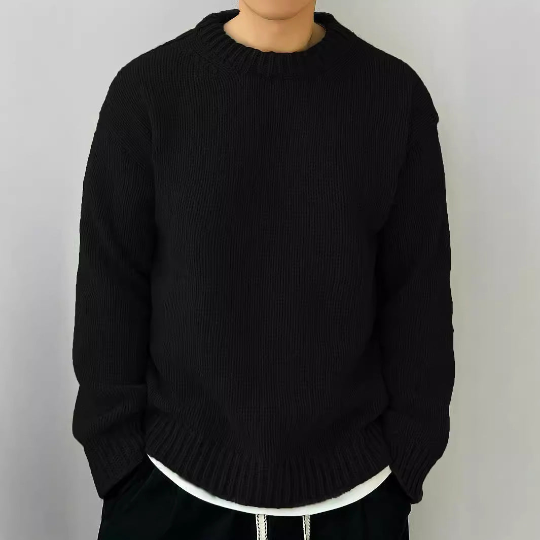 Maglione Uomo Girocollo in Maglia Morbida