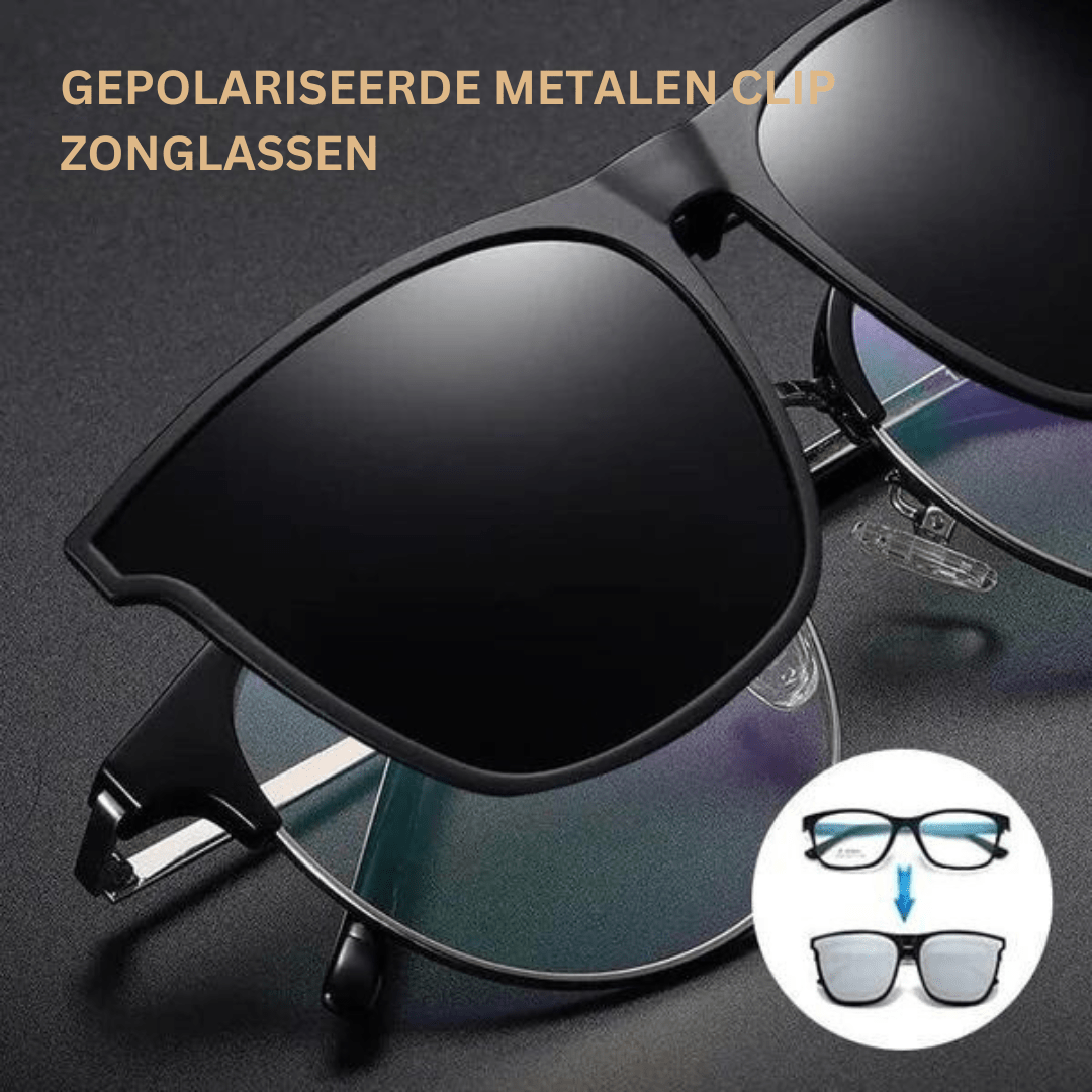 Polaryzacyjne okulary przeciwsłoneczne Clip-On – ochrona UV400, lekka konstrukcja