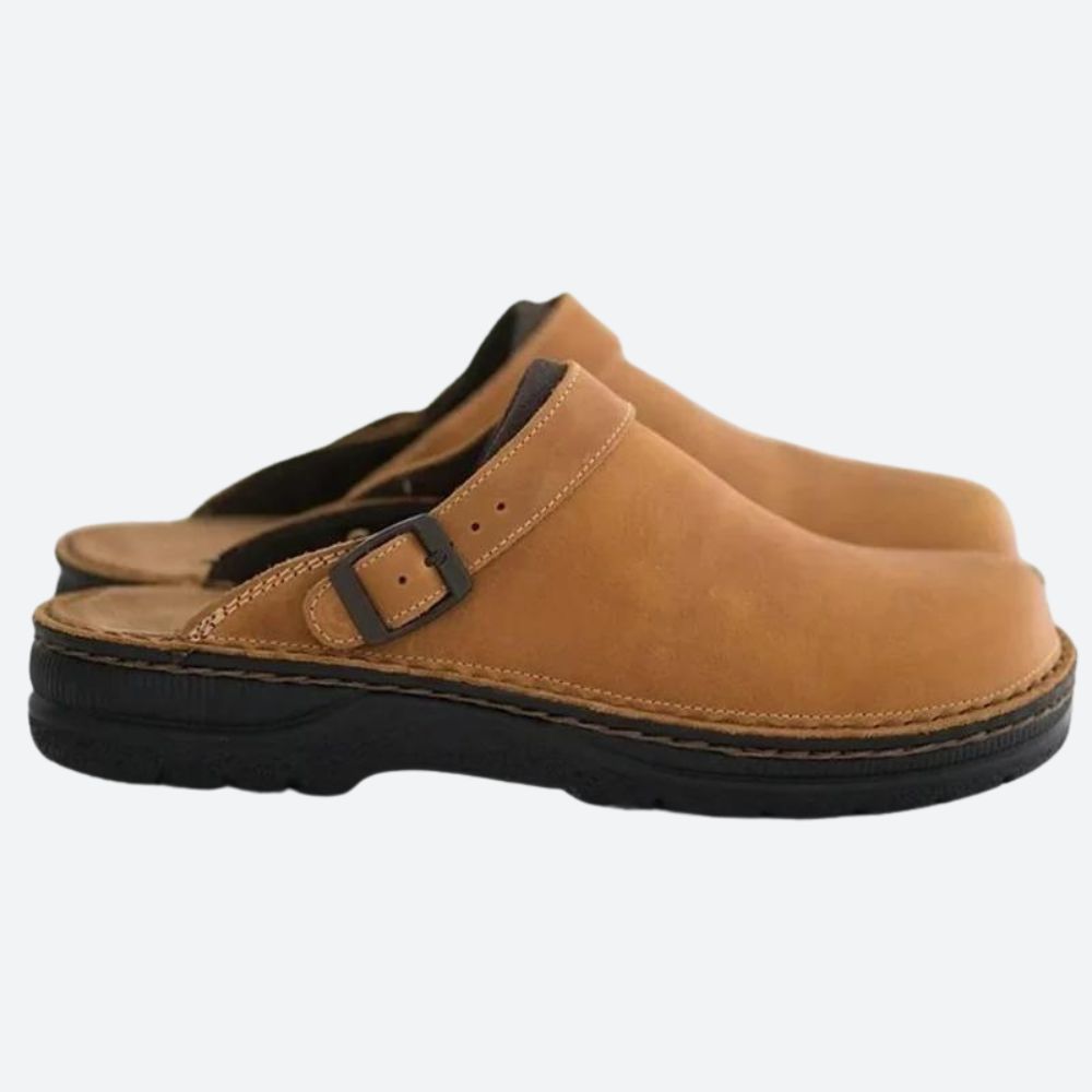 Lussuose Pantofole in Pelle Ortopedica - Ryker per il Massimo Comfort