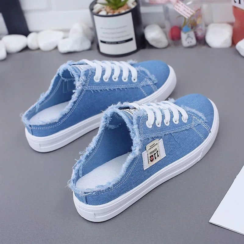 Modne damskie niskie sneakersy