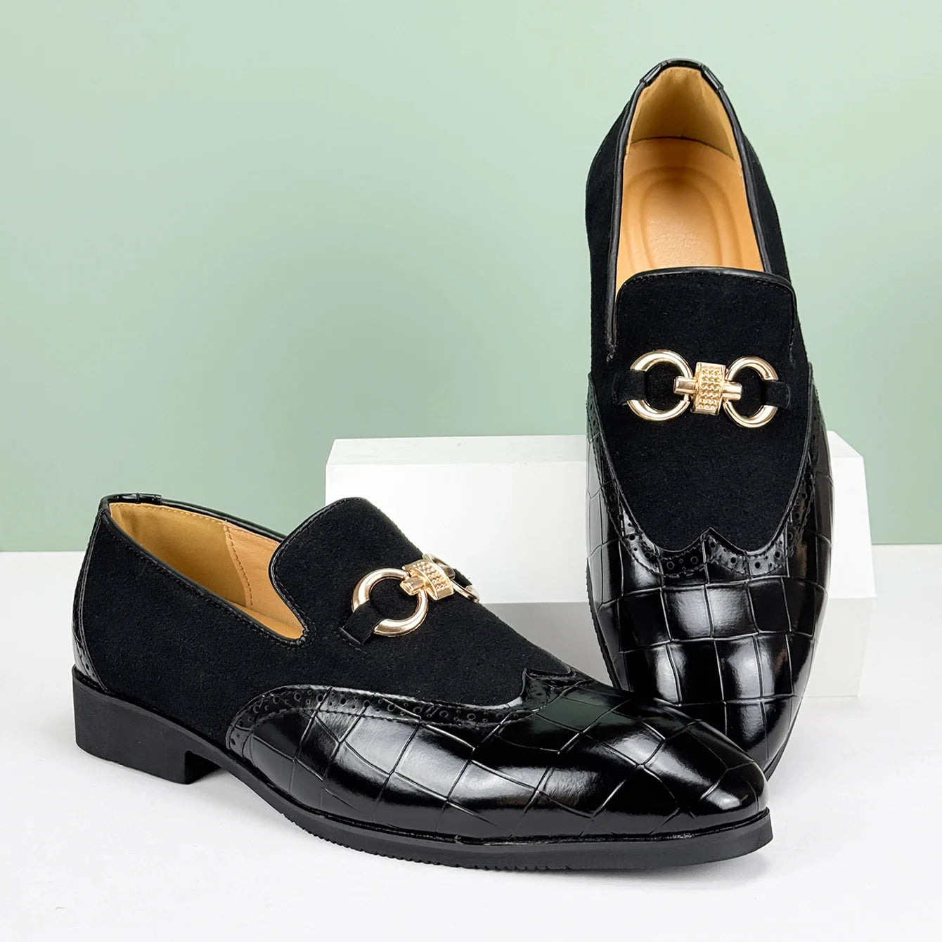 Mocasines de piel