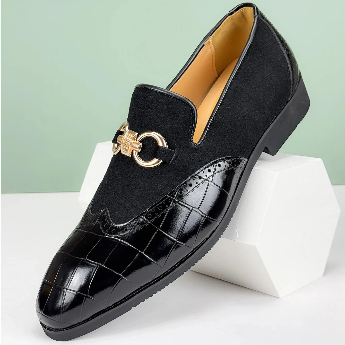 Mocasines de piel