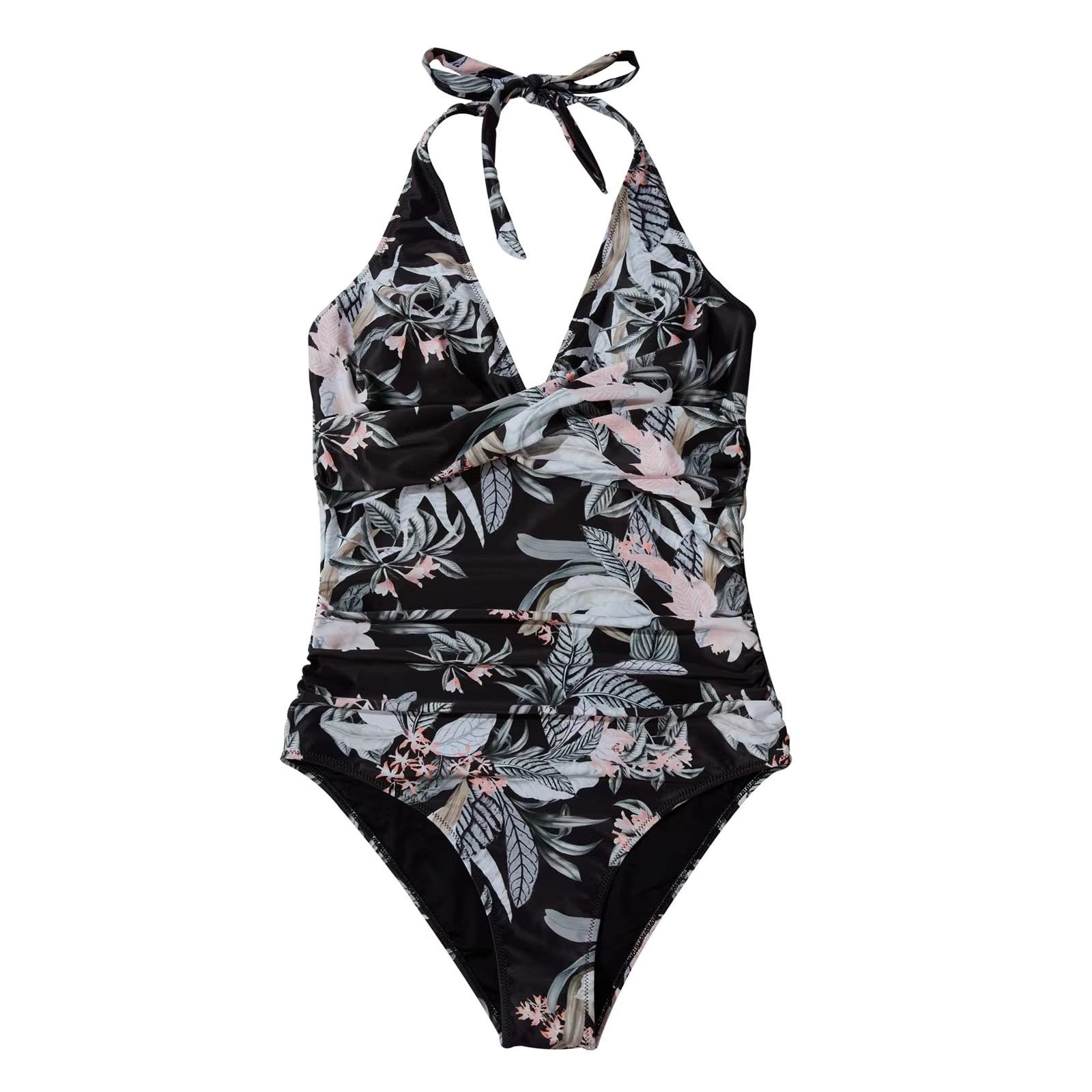 Costume intero donna con scollo profondo