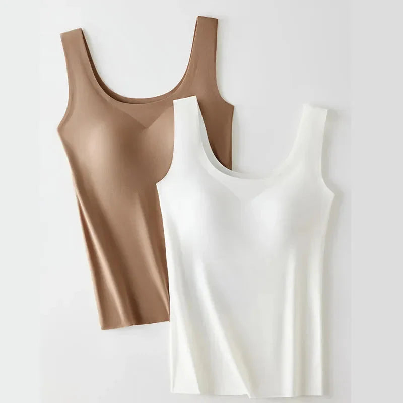 Débardeur sans coutures avec soutien-gorge intégré