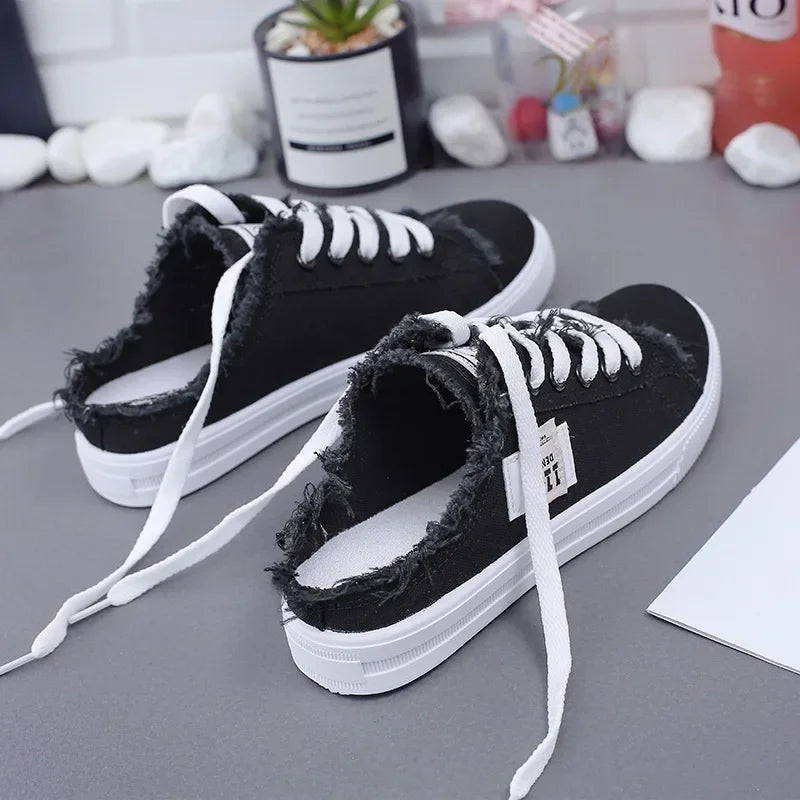 Modne damskie niskie sneakersy