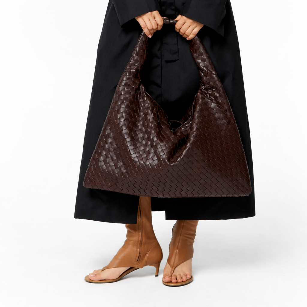 Woven Hobo Shoulder Bag