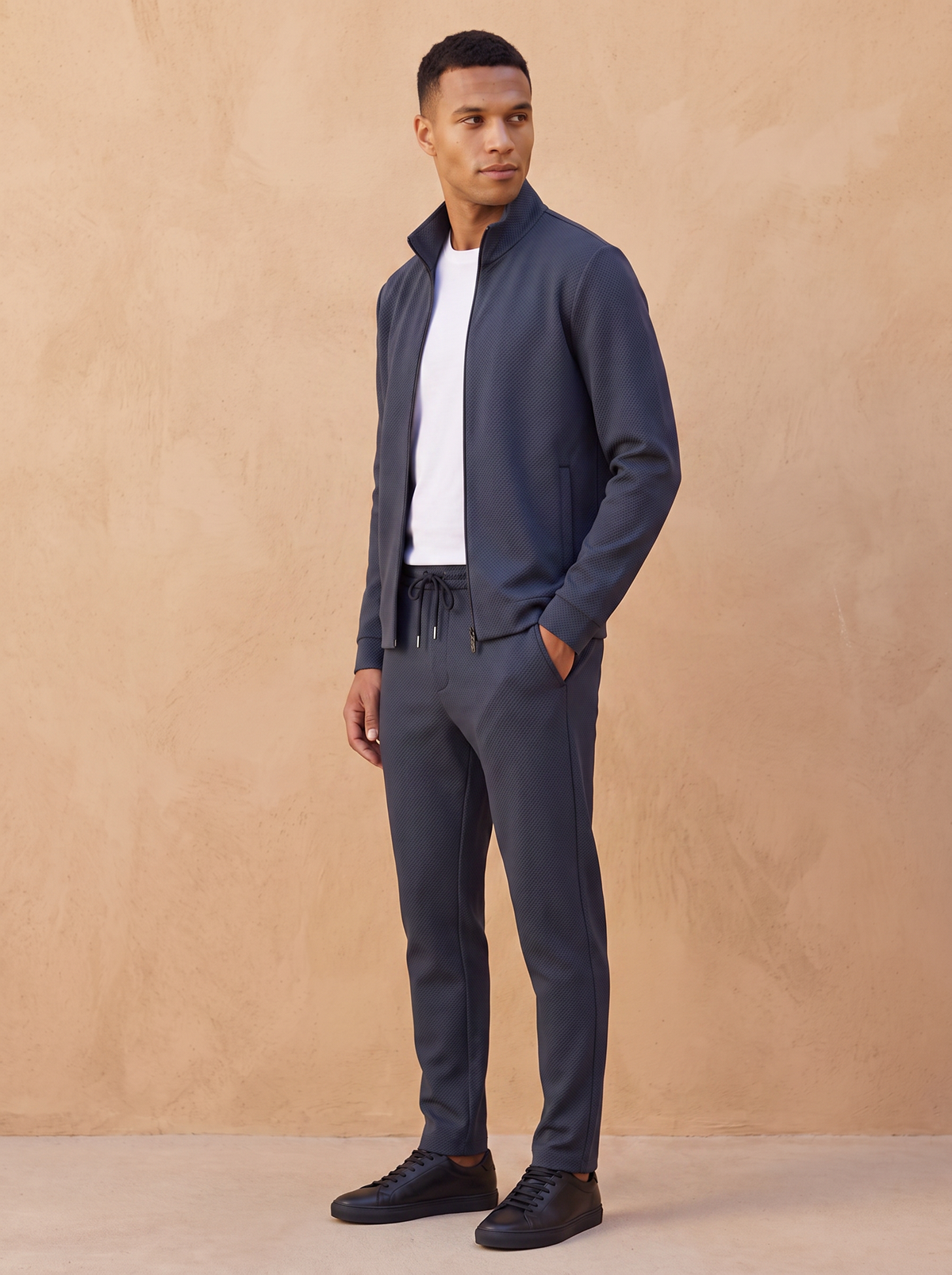 Completo da Uomo Due Pezzi con Giacca e Pantaloni Slim Fit