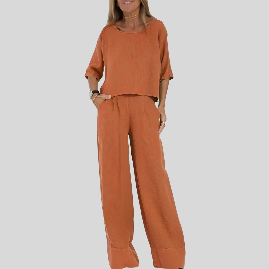 Conjunto de Dos Piezas para Mujer con Ajuste Cómodo