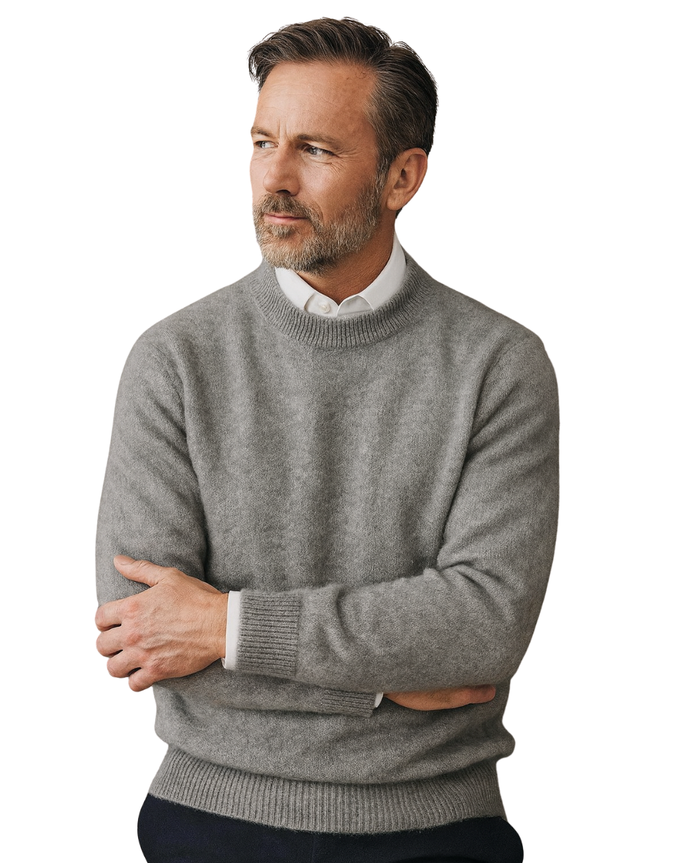 Maglione da Uomo Girocollo in Maglia Morbida