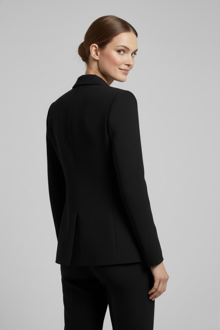 Blazer doppiopetto da donna | con dettagli di bottoni dorati
