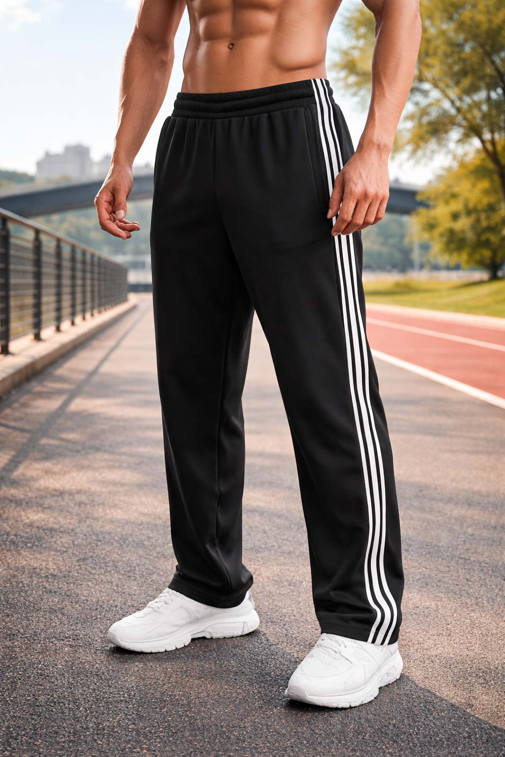 Pantaloni Sportivi da Uomo con Coulisse – Leggeri, Traspiranti e Ideali per l'Allenamento e il Tempo Libero