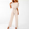 Tuta Donna Elegante a Gamba Larga con Cintura in Vita – Outfit Casual Chic Estivo