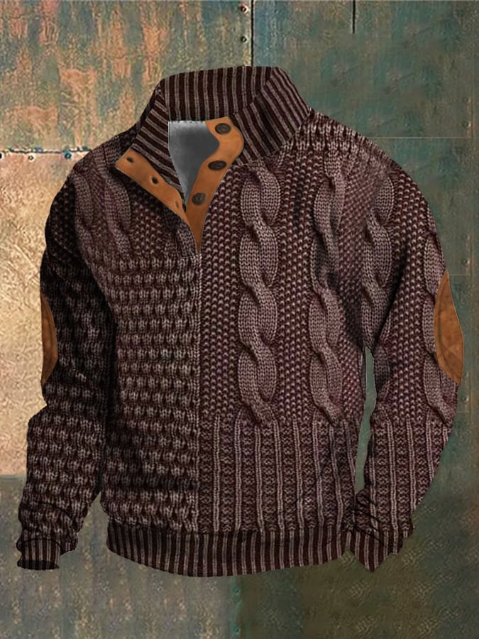 Pullover casual con bottoni per un look semplice e chic