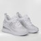 Women's Platform Sneakers with Internal Wedge and Decorative Rhinestones Casual