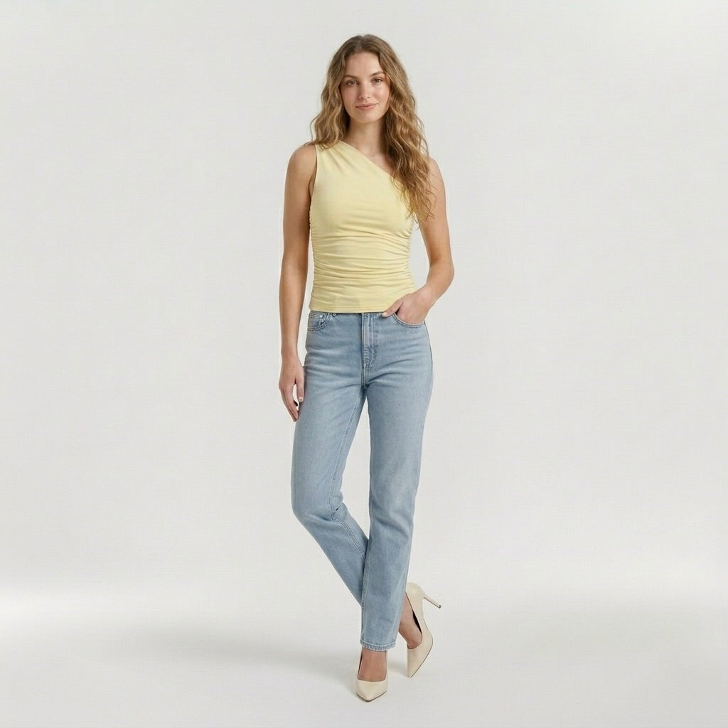 Top Canotta da Donna Slim Fit – Maglia Senza Maniche Basic Estiva