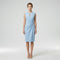Elegant Sleeveless Women's Midi Dress – Refined Slim Fit Dress