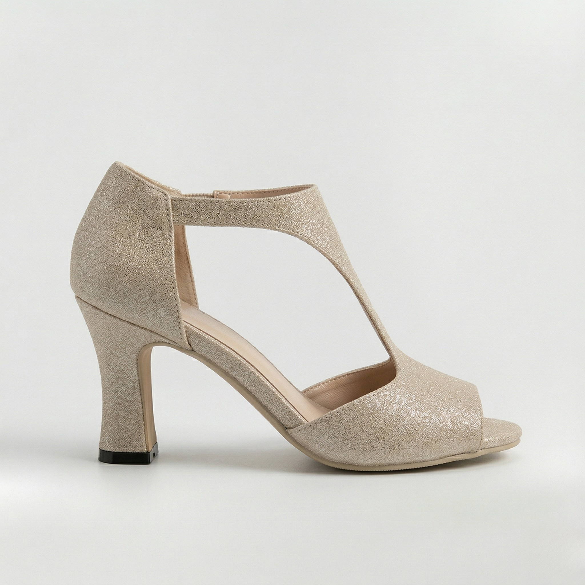 Sandales pour femme à talon moyen et bout ouvert, chaussures élégantes pour le soir et les cérémonies