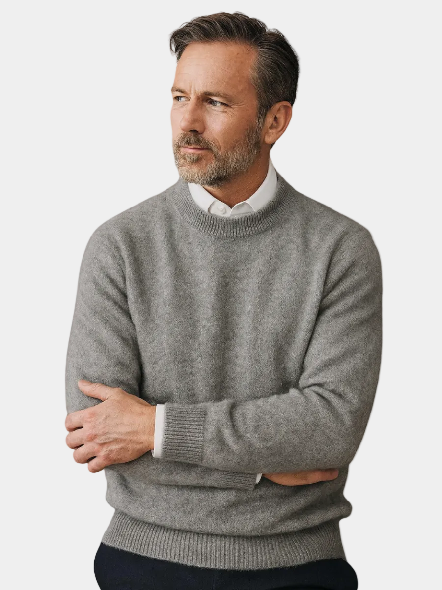 Maglione da Uomo Girocollo in Maglia Morbida