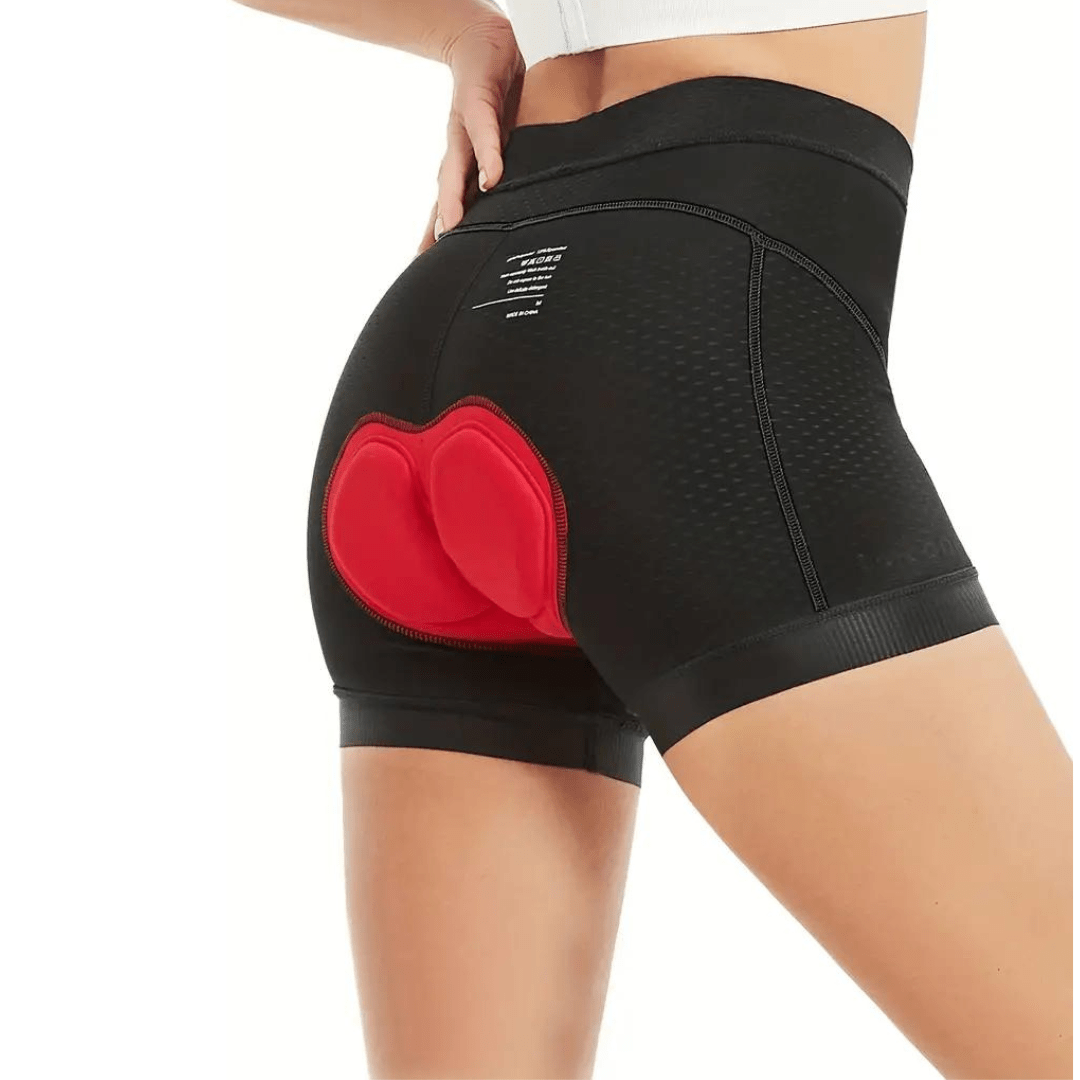 Pantaloncini da Ciclismo Traspiranti da Donna – Imbottitura in Gel e Vestibilità di Supporto