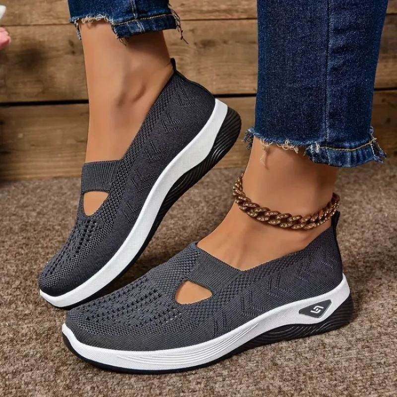 Alma | Women's Breathable Slip-On Sneakers with Cushioned Sole