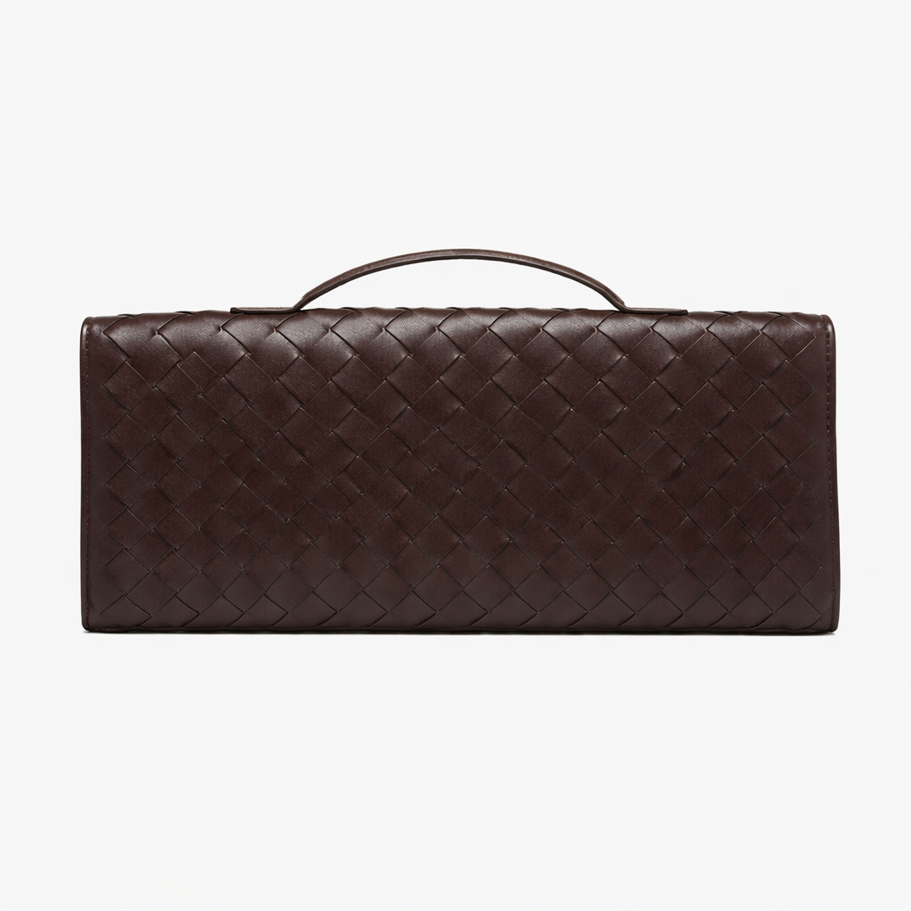 Pochette Intrecciata con Tracolla Rimovibile