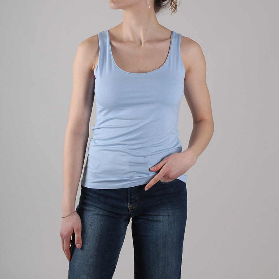 Canottina in Jersey Elasticizzato