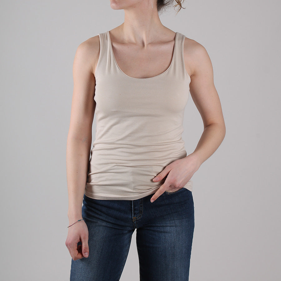 Canottina in Jersey Elasticizzato