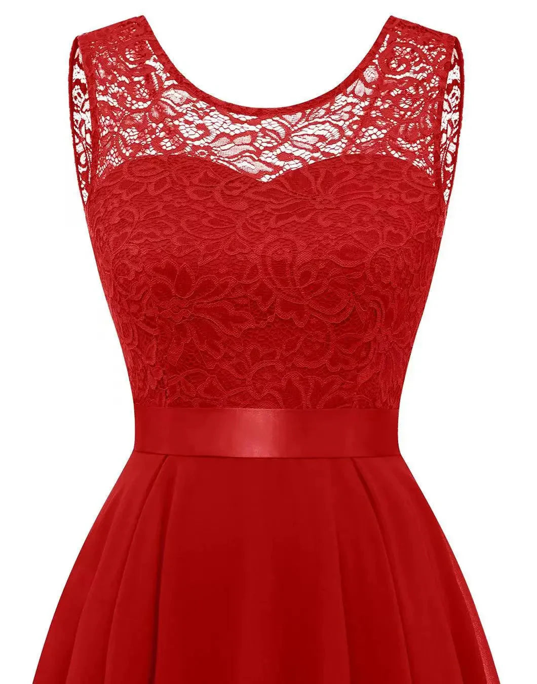 Asymetryczna sukienka wieczorowa high-low, elegancka, bez rękawów