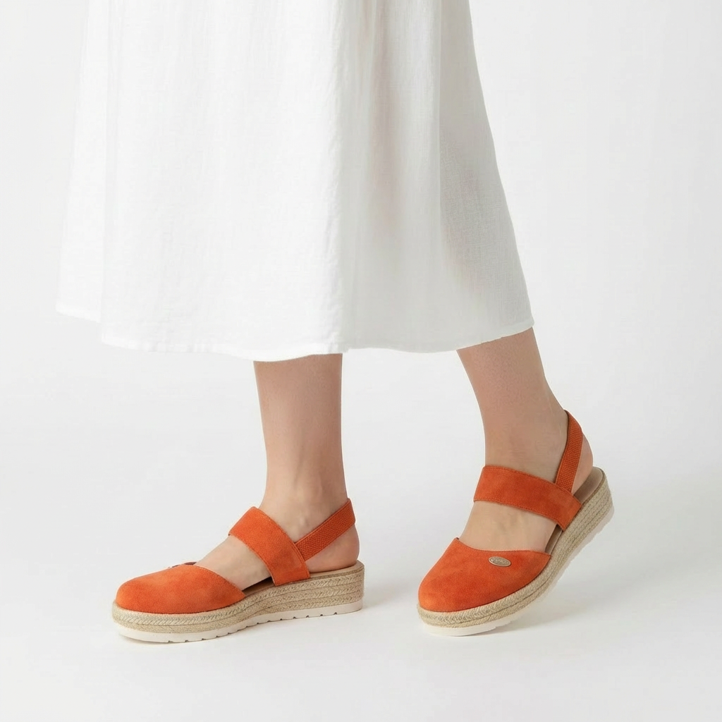 Dámske espadrilky s remienkom a letnou platformovou podrážkou