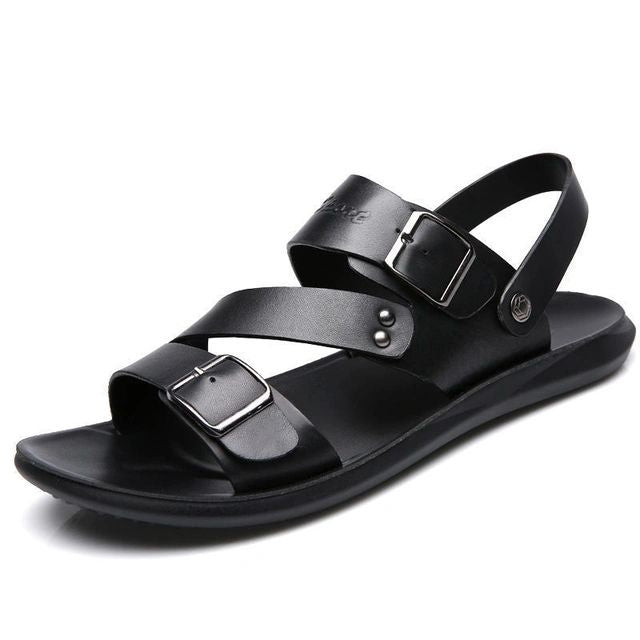 Sandali Estivi in Pelle con Ammortizzazione Confortevole