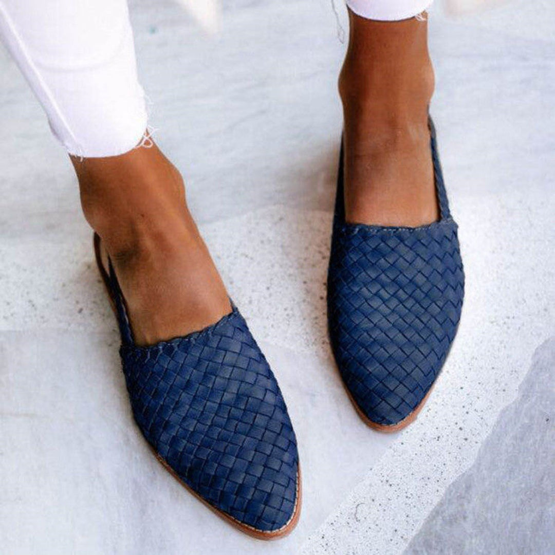 Cristina | Ballerines Slingback Tressées Femme