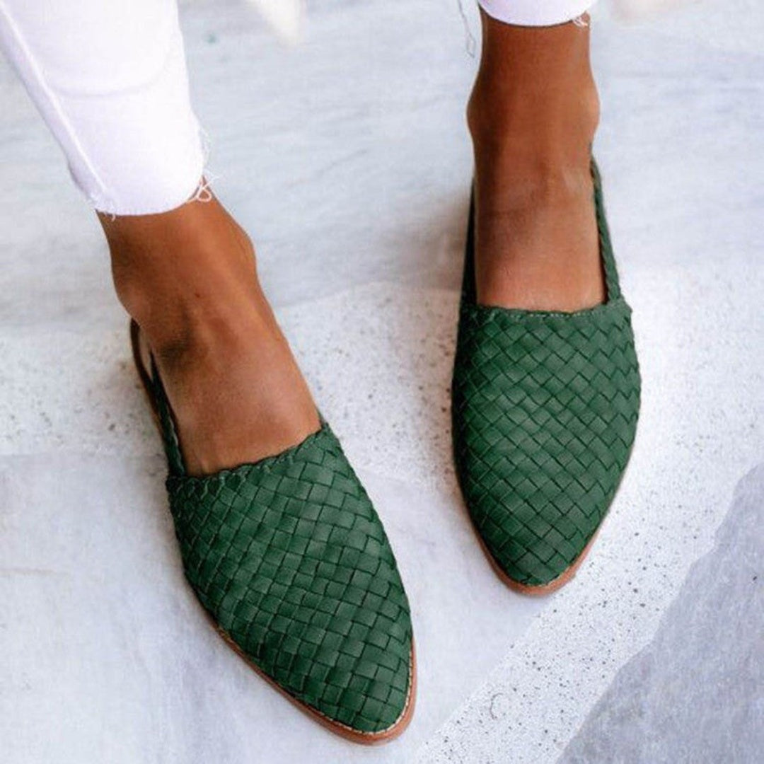 Cristina | Ballerines Slingback Tressées Femme