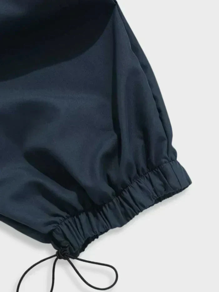 Pantaloni Cargo Uomo Oversize con Tasche Utility e Vita Elasticizzata