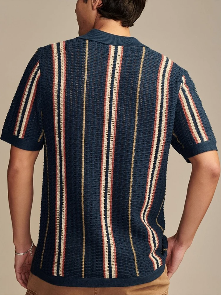 HARRINGTON OXFORD | MĘSKA KOSZULA Z DZIANINY Z GUZIKAMI