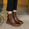 Botines vintage de estilo clásico