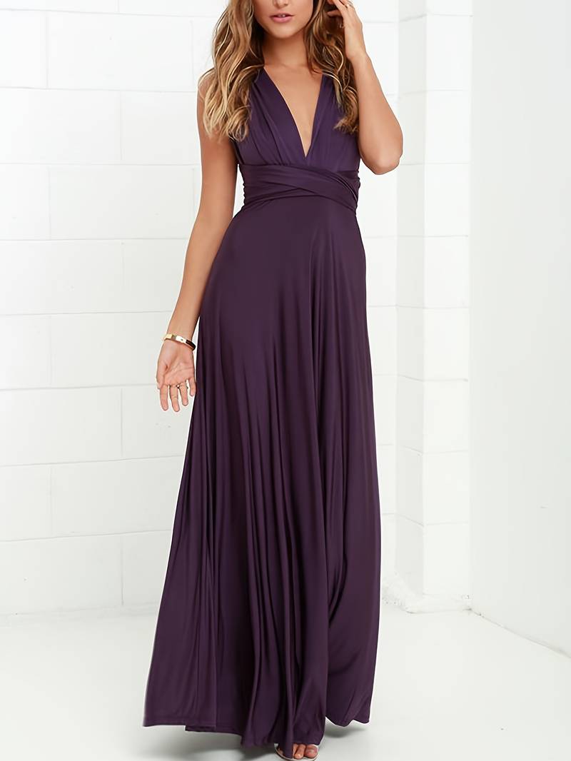 Abito da sera lungo dalla silhouette elegante per donna