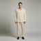 Completo Uomo in Lino Camicia e Pantaloni Elegante Casual Estivo Maniche Lunghe