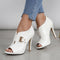 Talons avec boucle et bout ouvert