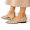 Ballerine da Donna con Glitter e Laccetti alla Caviglia