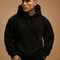 Felpa con Cappuccio da Uomo Oversize in Cotone con Tasca a Marsupio