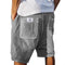 Pantaloncini da Uomo con Struttura a Coste e Tasche Cucite