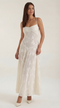 Arabelle maxi ruha jacquard anyagból